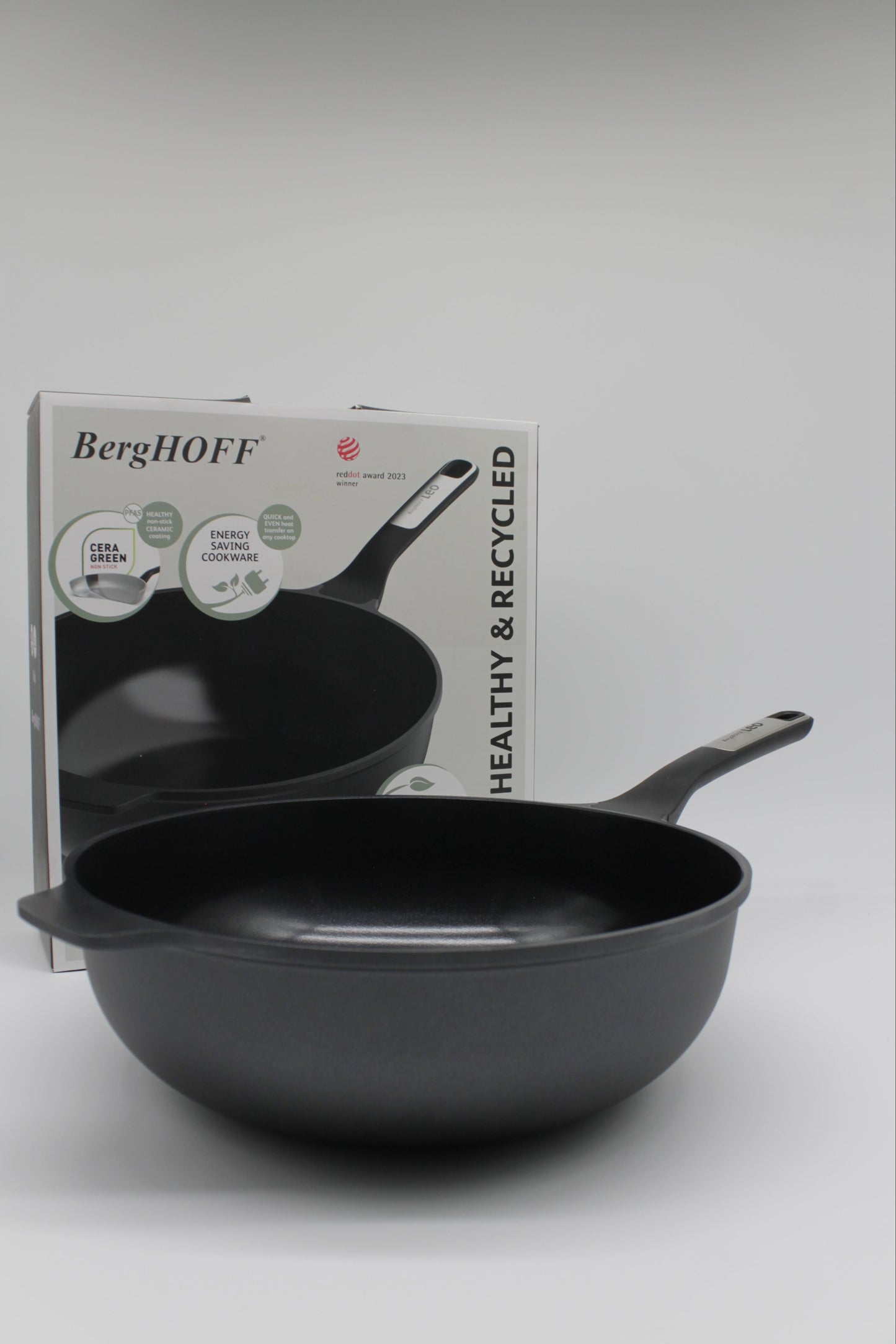 Wok antiaderente 30 cm linea PHANTOM LEO